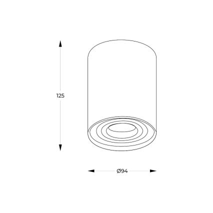 Zuma Line - Spot LED RGBW reglabil 1xGU10/6W/230V negru + telecomandă