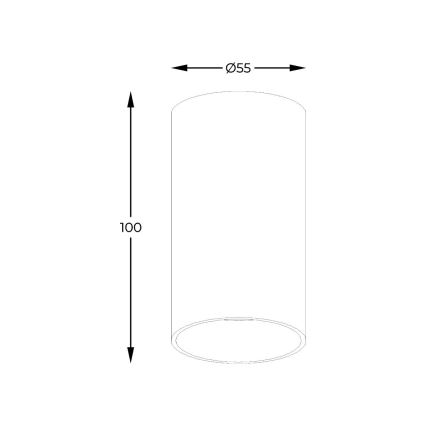Zuma Line - Spot LED RGBW reglabil 1xGU10/4,8W/230V negru + telecomandă