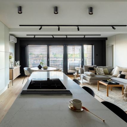 Zuma Line - Spot LED RGBW reglabil 1xGU10/6W/230V negru + telecomandă