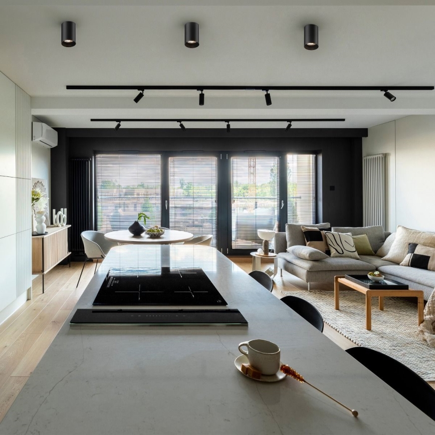 Zuma Line - Spot LED RGBW reglabil 1xGU10/6W/230V negru + telecomandă