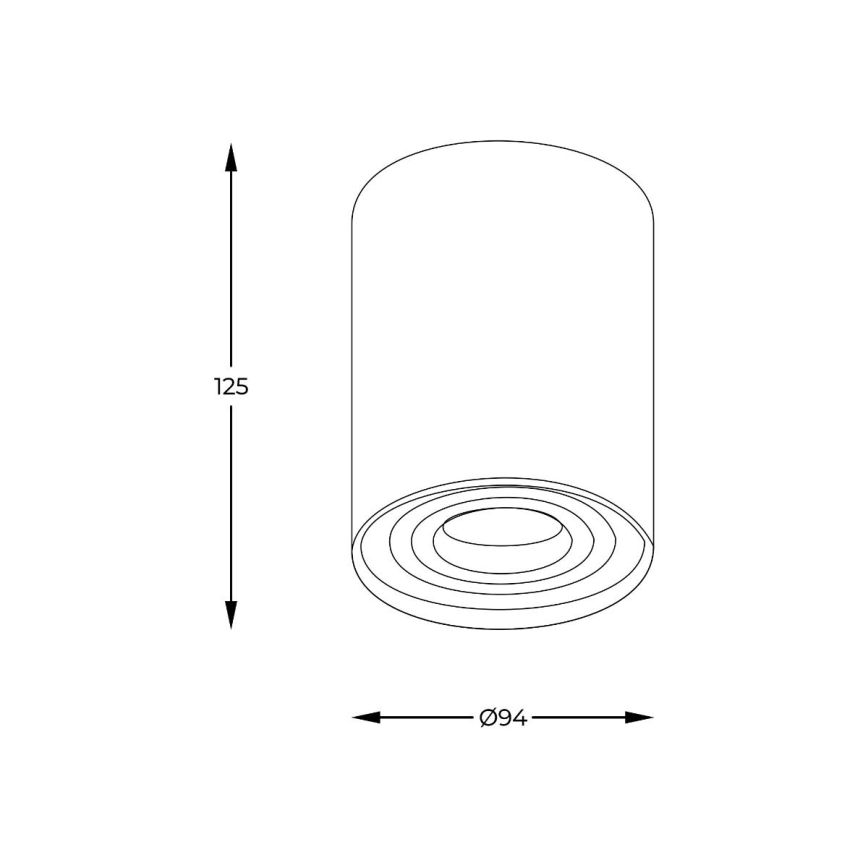 Zuma Line - Spot LED RGBW reglabil 1x GU10/4,8W/230V, auriu + telecomandă