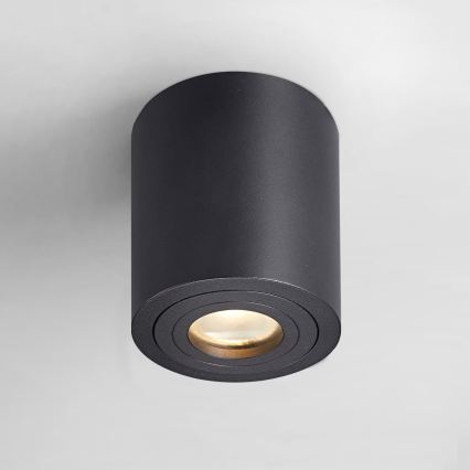 Zuma Line - Spot LED RGBW dimmabil pentru baie 1xGU10/4,8W/230V IP44 negru + telecomandă