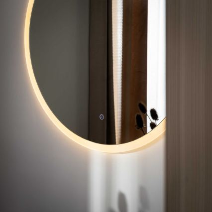 Zuma Line - Oglindă de perete pentru baie cu iluminare LED, 36W, 230V, 3000/4000/6000K, Ø 80 cm, IP44
