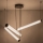 Zuma Line - Lustra LED dimabilă suspendată pe cablu LED/64W/230V 2700-6500K neagră + telecomandă