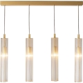 Zuma Line - Lustră suspendată pe cablu 4xE14/7W/230V, aurie