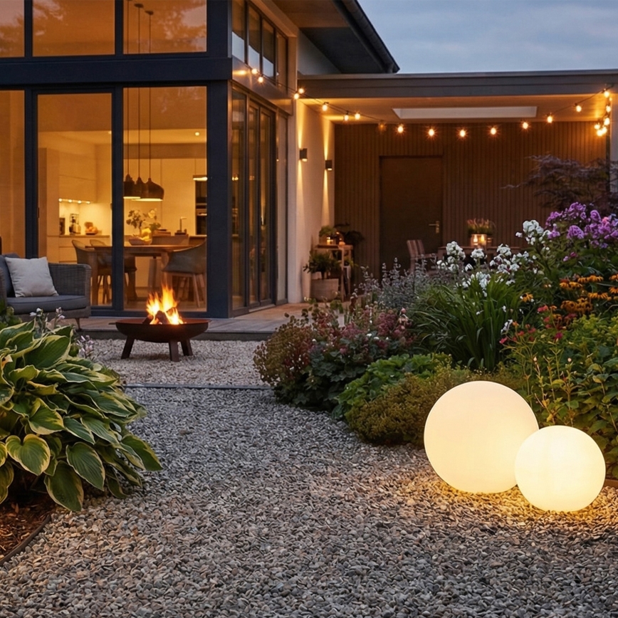 Zuma Line - Lampă de exterior 1xE27/15W/230V Ø 40 cm, IP44