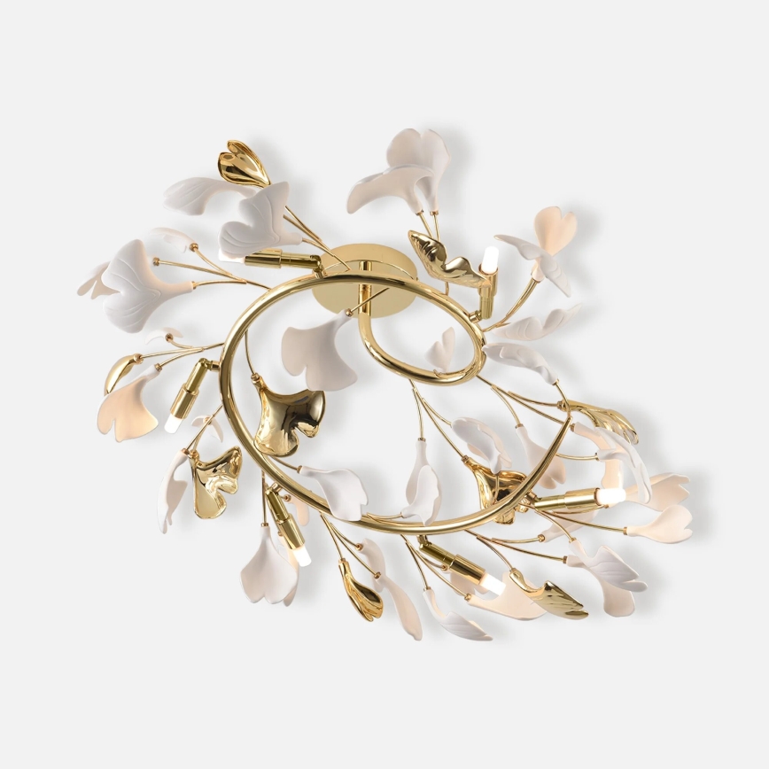 Zuma Line - Lustru aplicat de tavan 6xG9/42W/230V, Ø 70 cm, auriu