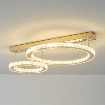 Zuma Line - Plafonieră LED dimabilă, 36W/230V, aurie