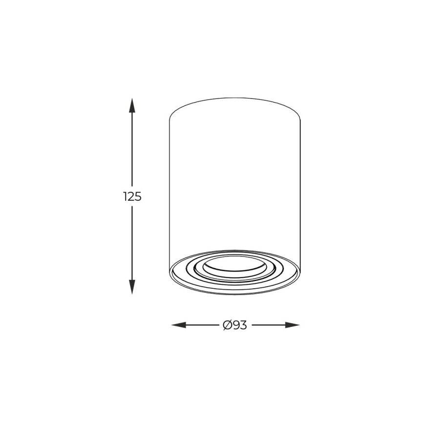 Zuma Line - Spot LED RGBW reglabil 1xGU10/4,8W/230V negru + telecomandă