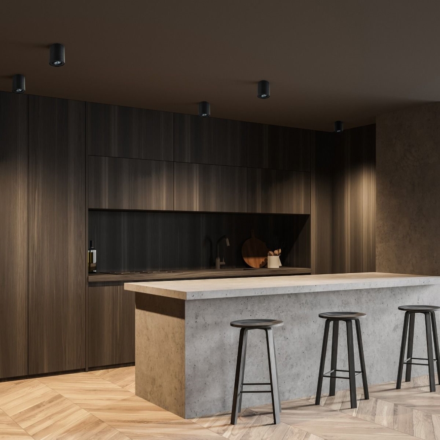 Zuma Line - Spot LED RGBW reglabil 1xGU10/6W/230V negru + telecomandă