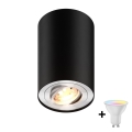 Zuma Line - Spot LED RGBW reglabil 1xGU10/4,8W/230V negru + telecomandă