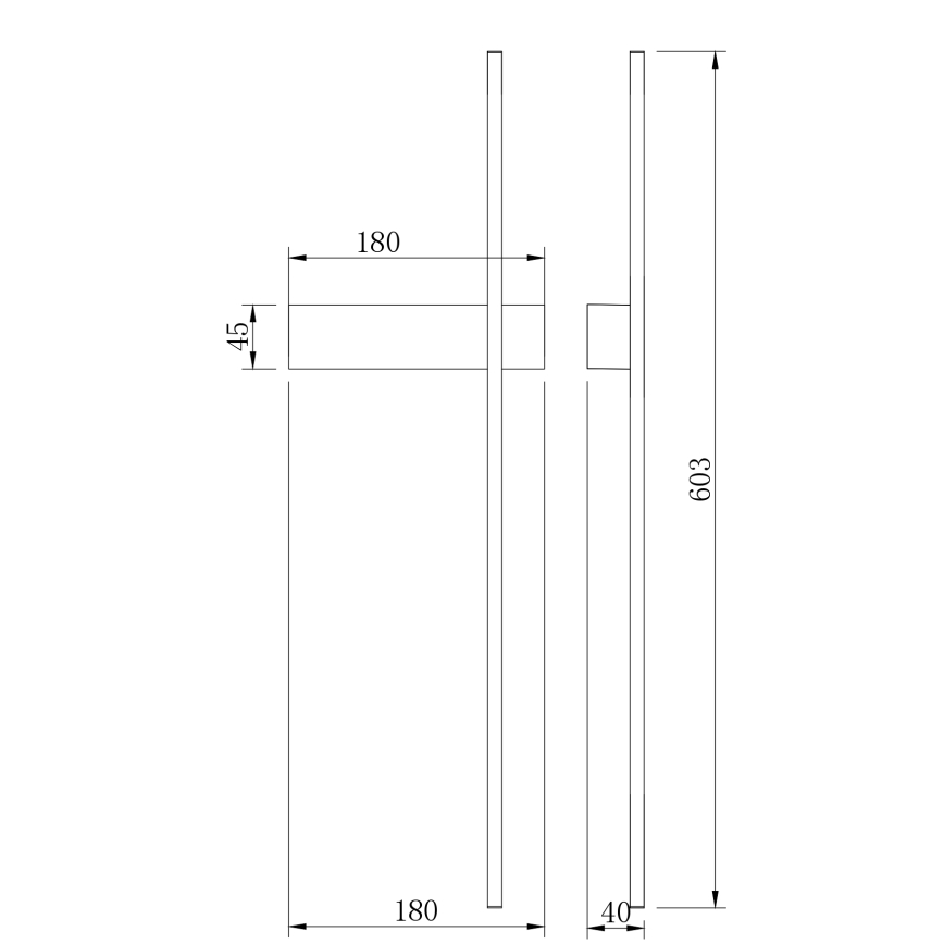 Zuma Line - Aplica LED de perete/8W/230V 3000/4000/6000K 60 cm auriu